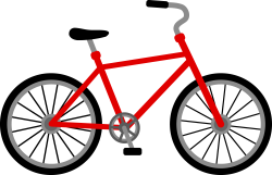 red bike