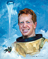 A youthful Captain Joe Kittinger